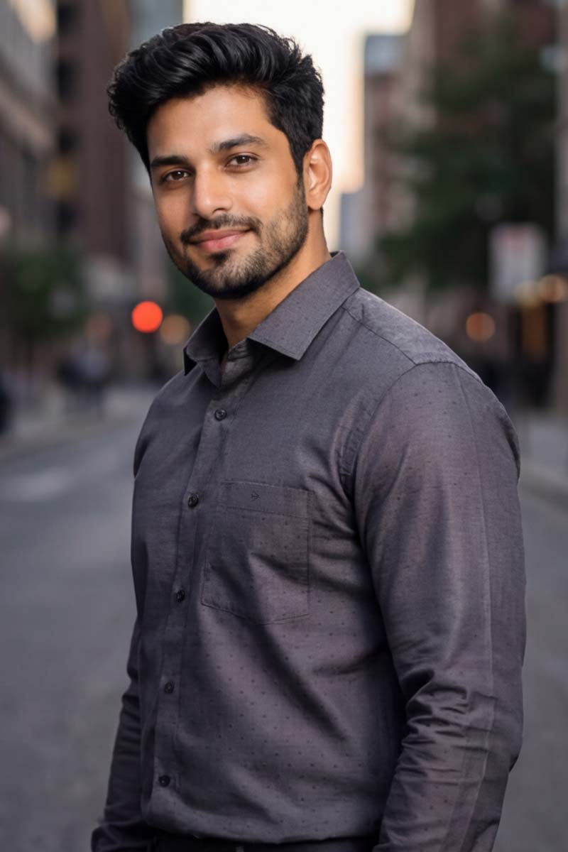 Long Sleeve Shirt (Grey) - 5