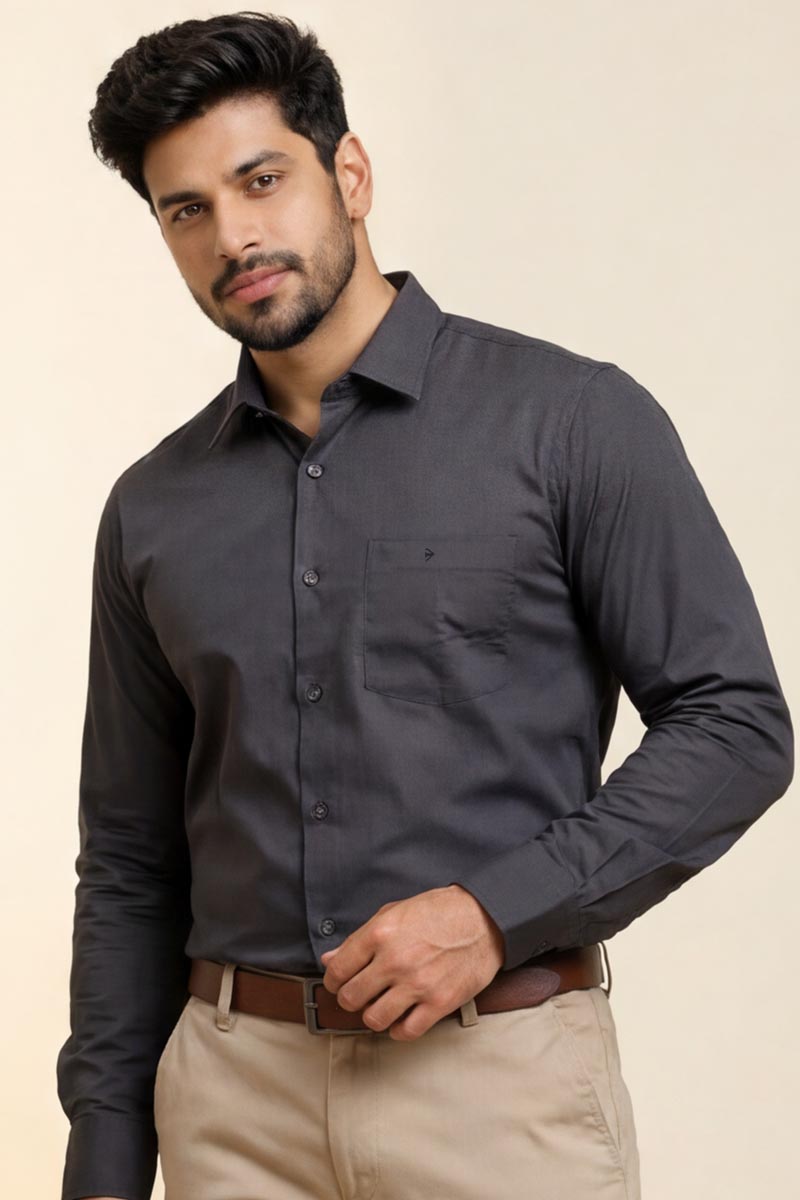 Graphite Grey Shirt -D- Grey - 4