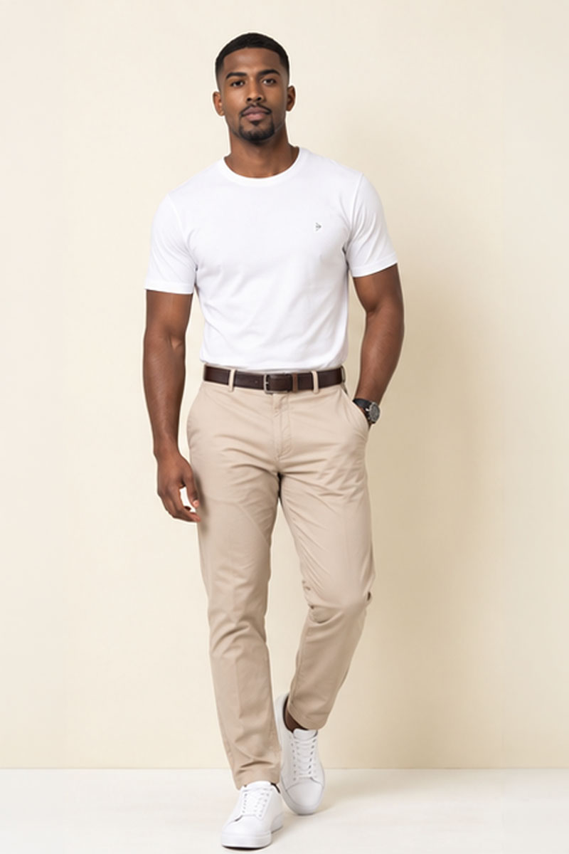Signature White Crew T-Shirt – White