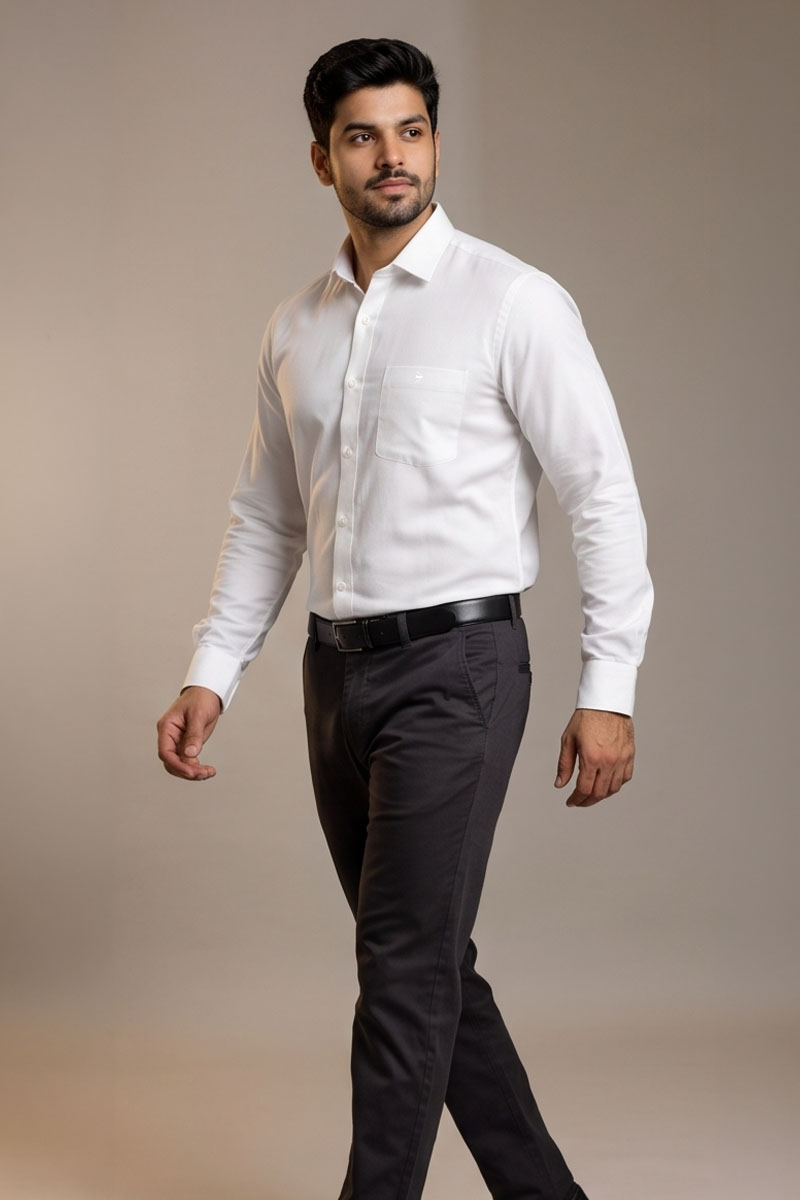 Signature White Shirt -White - 3