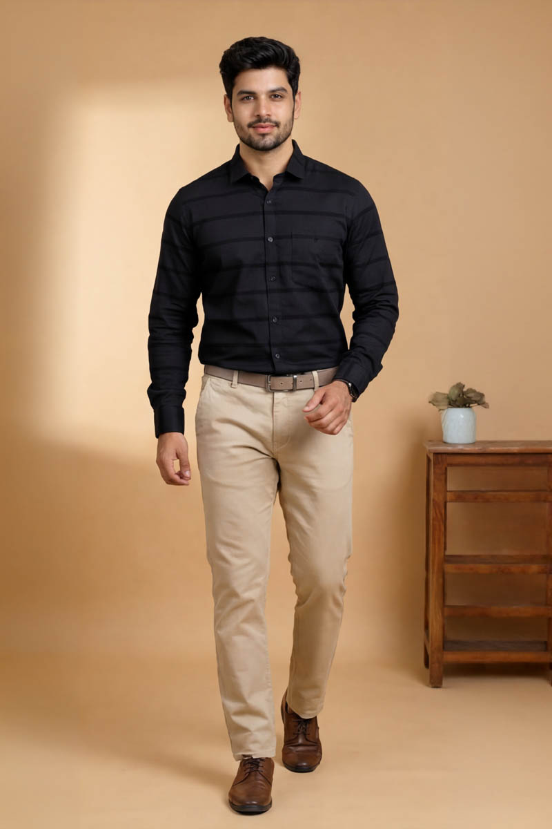 Black Ivory Classic Shirt - Black - 3