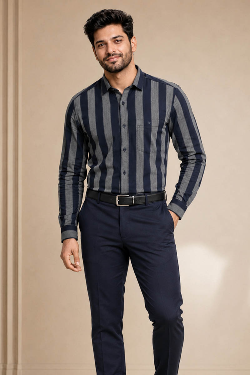 Navy Premium Shirt - Navy - 4