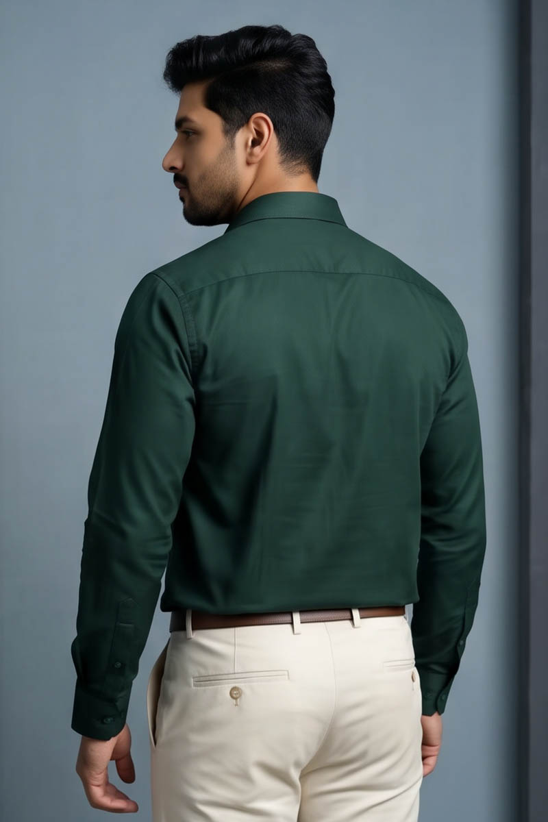 Emerald Green Classic Shirt - 6
