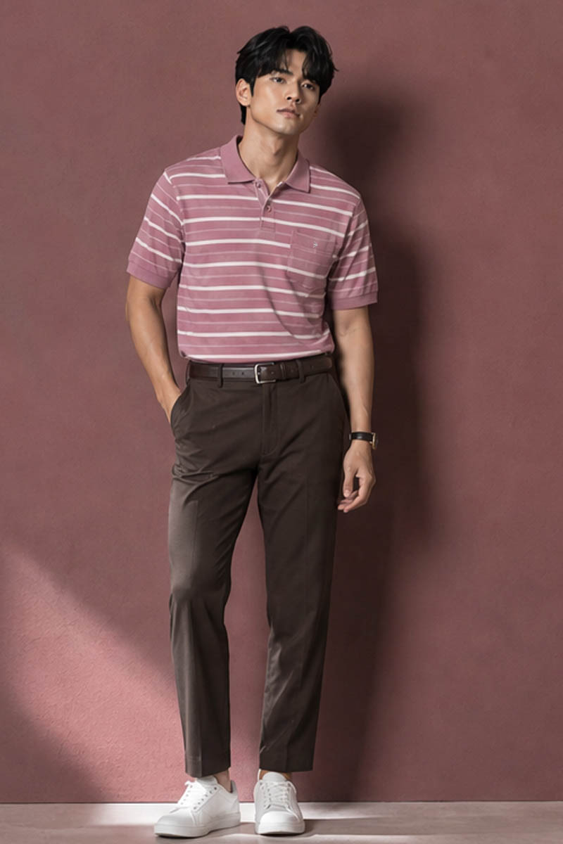 Signature Stripe Polo