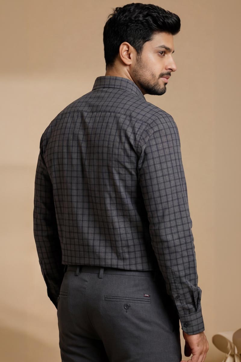 Urban Grey Stripe Shirt - Grey - 6