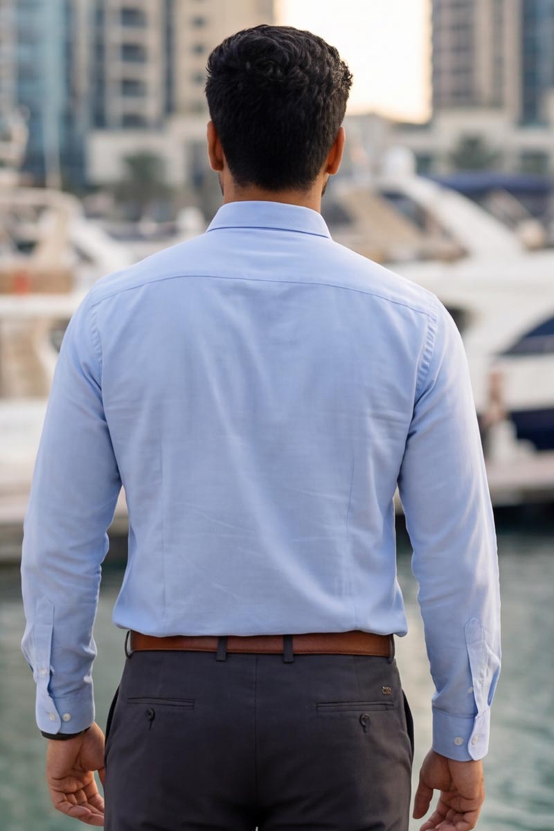 PureLine Formal Shirt – Light Blue - 6