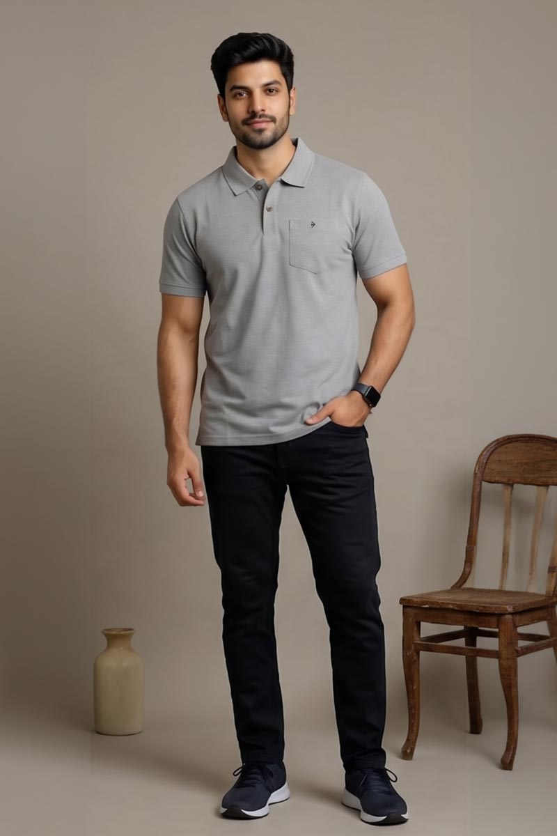 Essential Smart Casual – Grey Melange