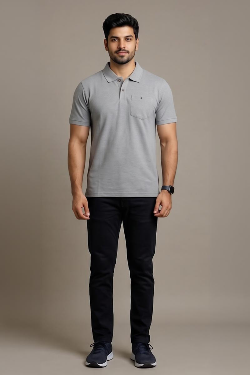 Essential Smart Casual – Grey Melange - 4