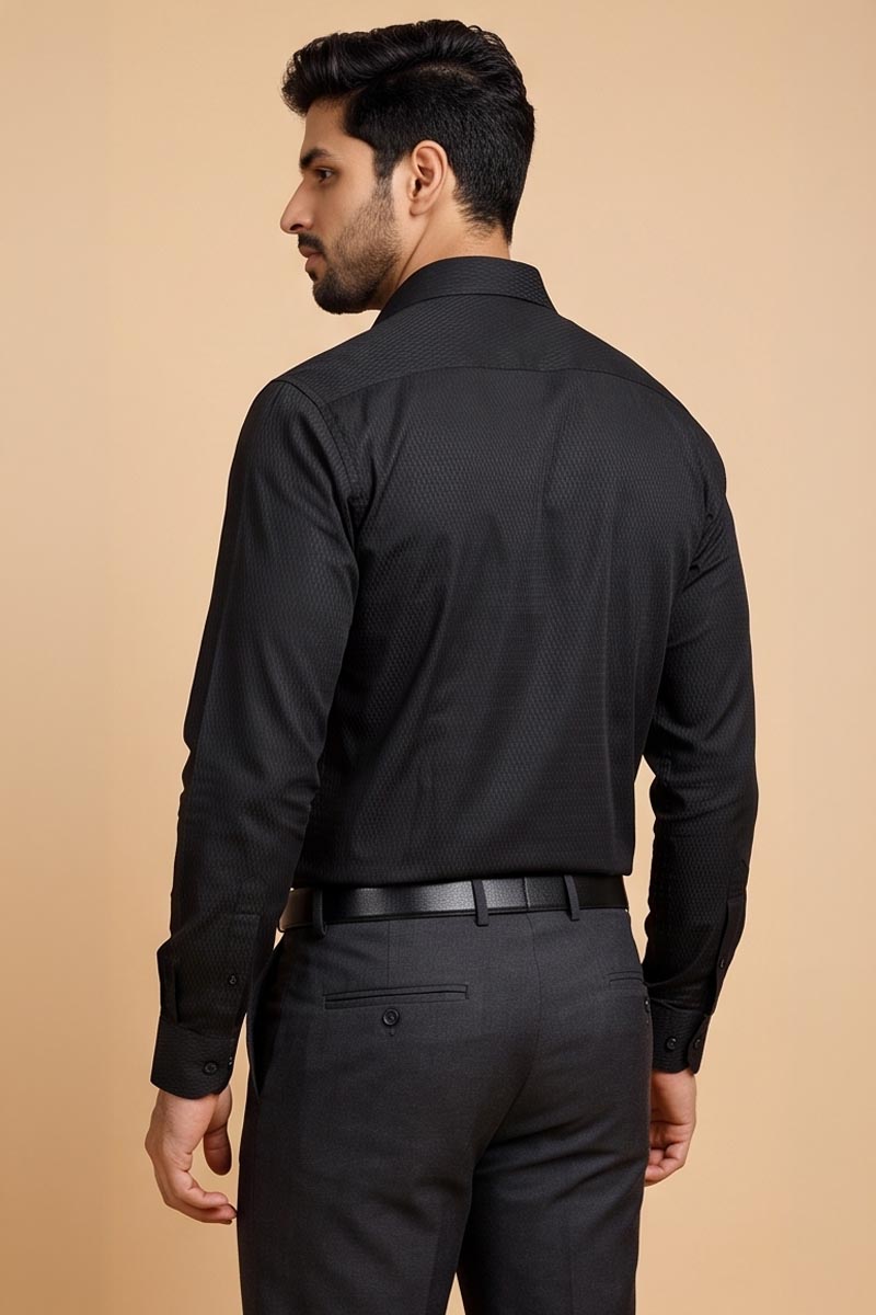 Midnight Noir Shirt - Black - 6