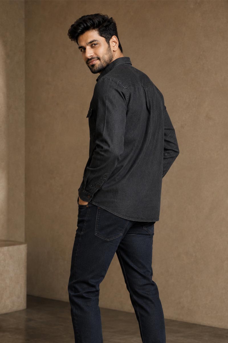 Dark Grey Classic Shirt - D-Grey - 2
