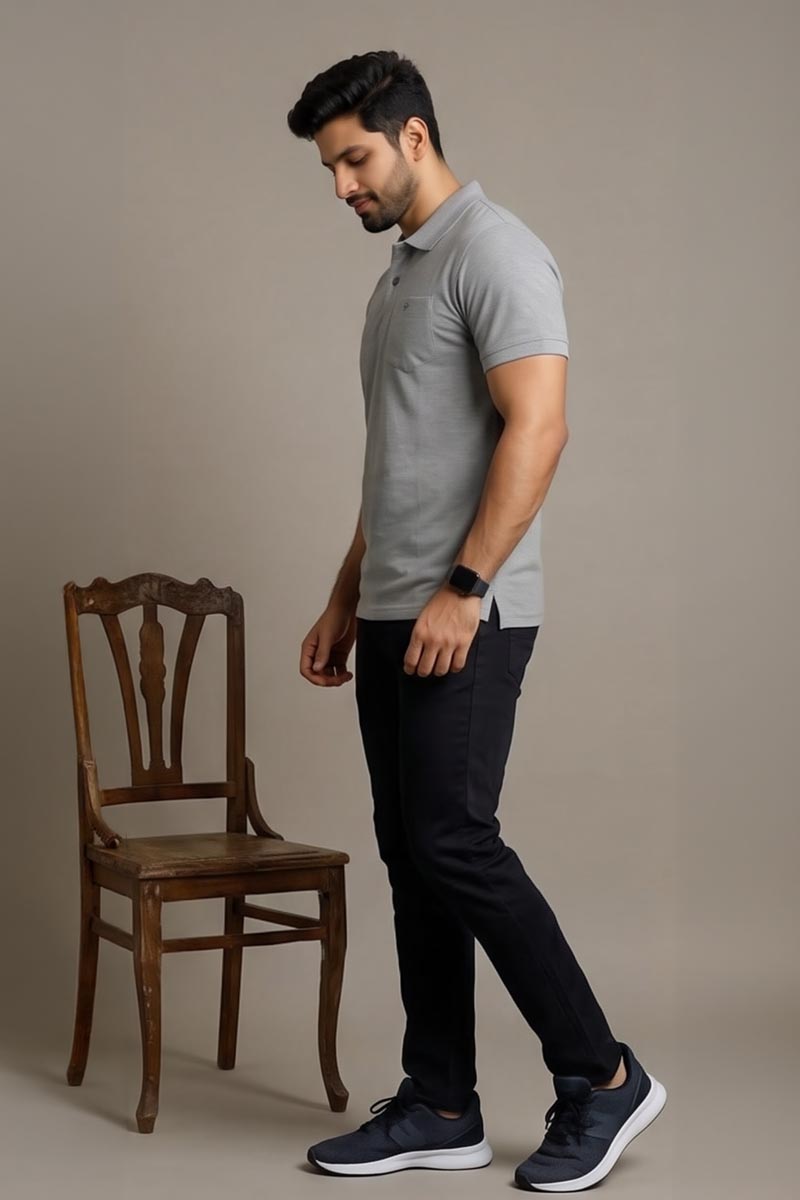 Essential Smart Casual – Grey Melange - 2