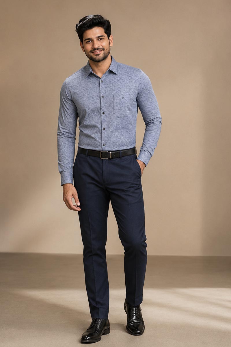 Elegant Blush Grey Shirt - Blusish Grey - 5