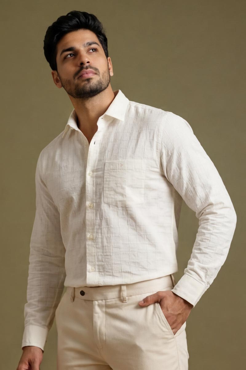 Ivory Luxe Shirt - White - 4
