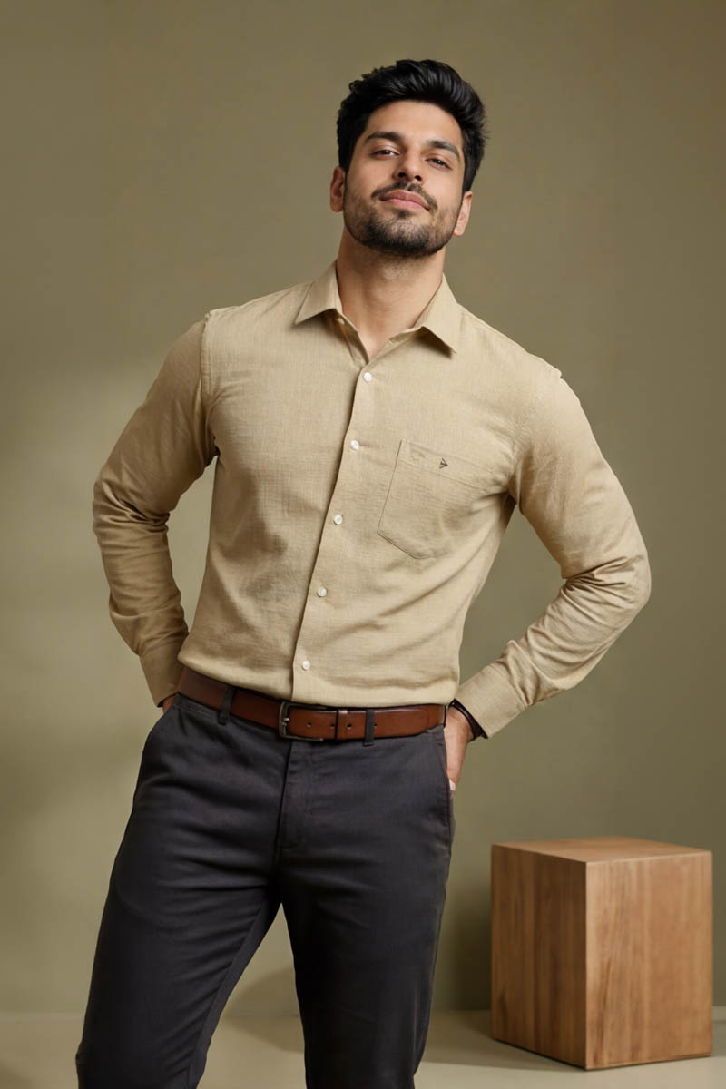 Men's Fawn Premium Shirt - Fawn - 5