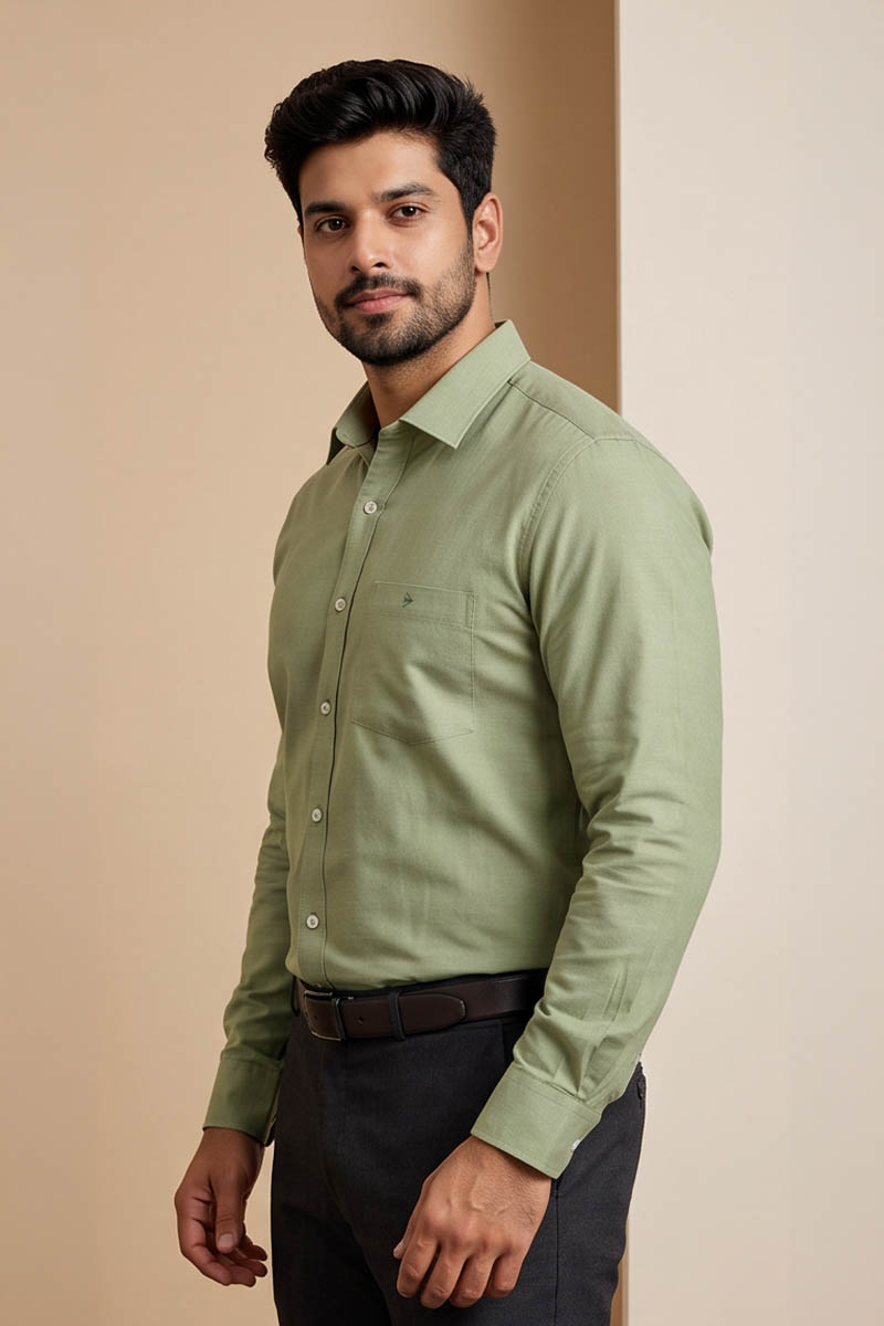 Mint Green Shirt - L-Green - 2