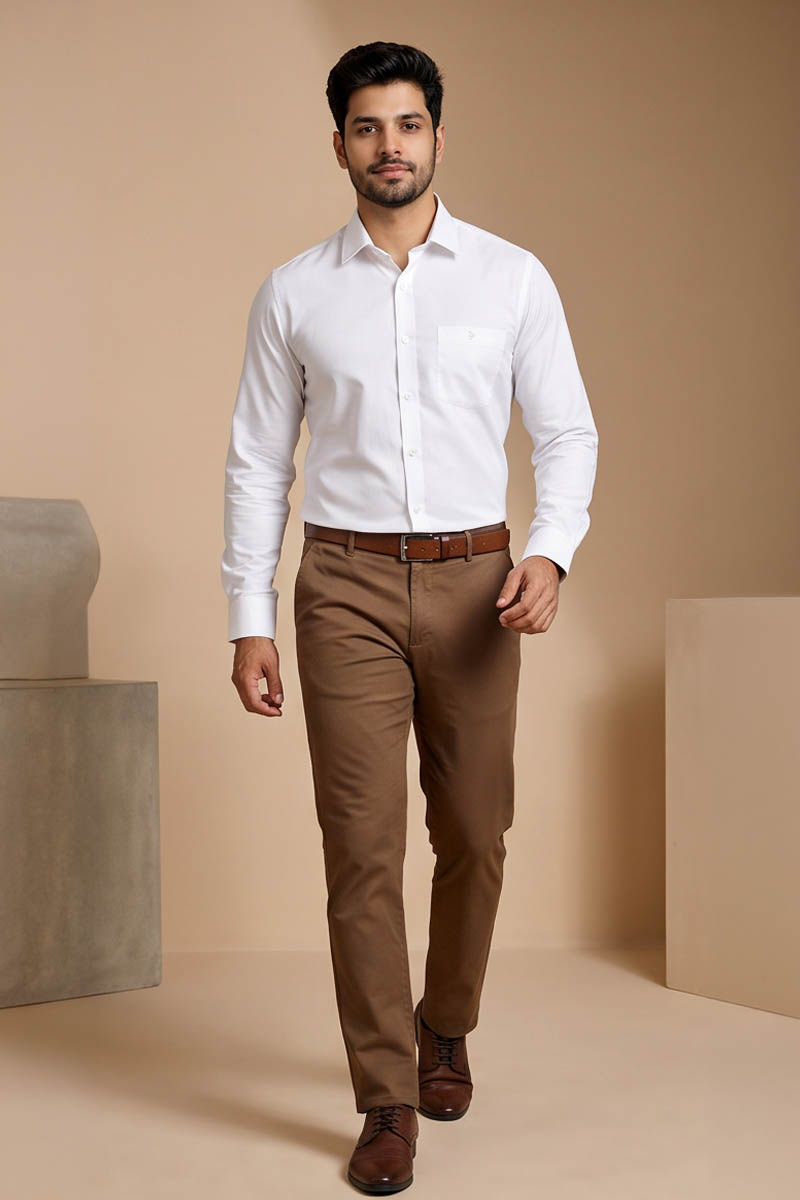 White Signature Shirt - White - 3