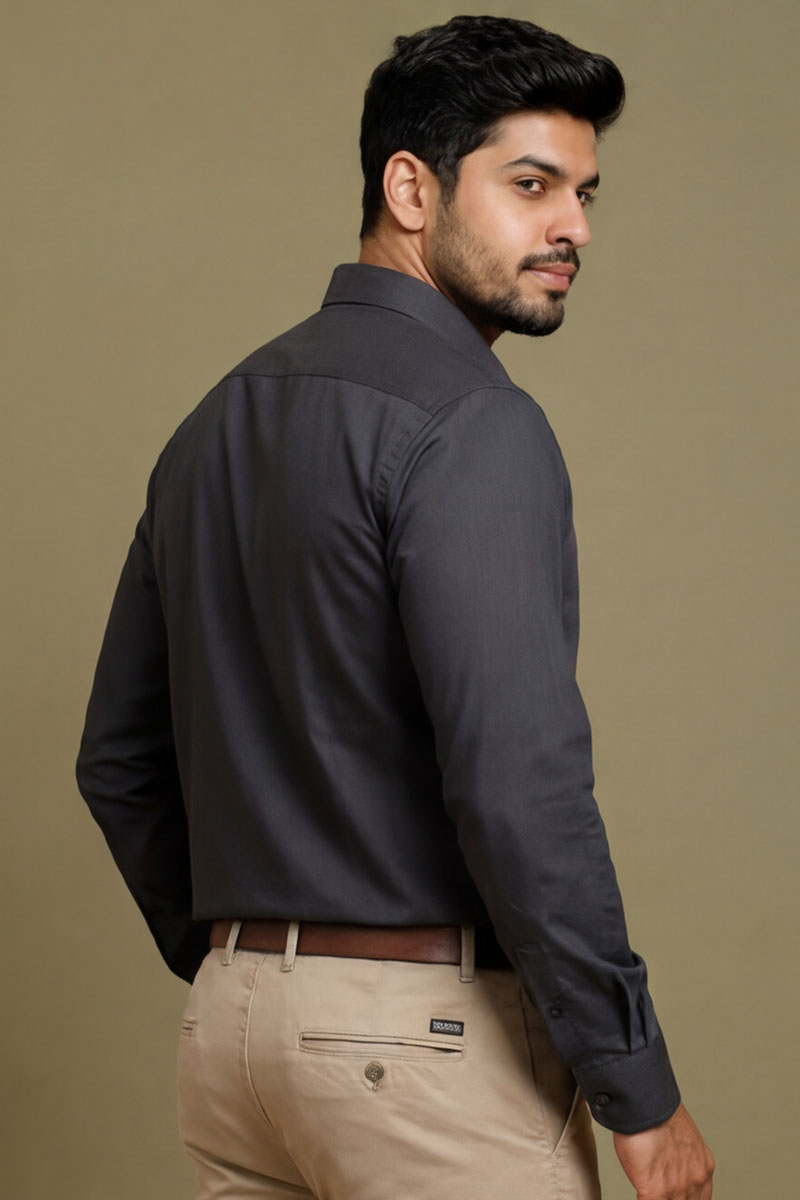 Graphite Grey Shirt -D- Grey - 6