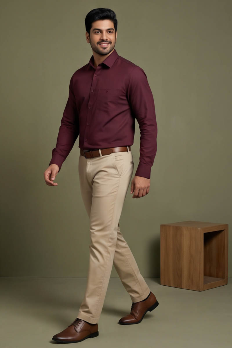 Heritage Maroon Shirt - Maroon - 5