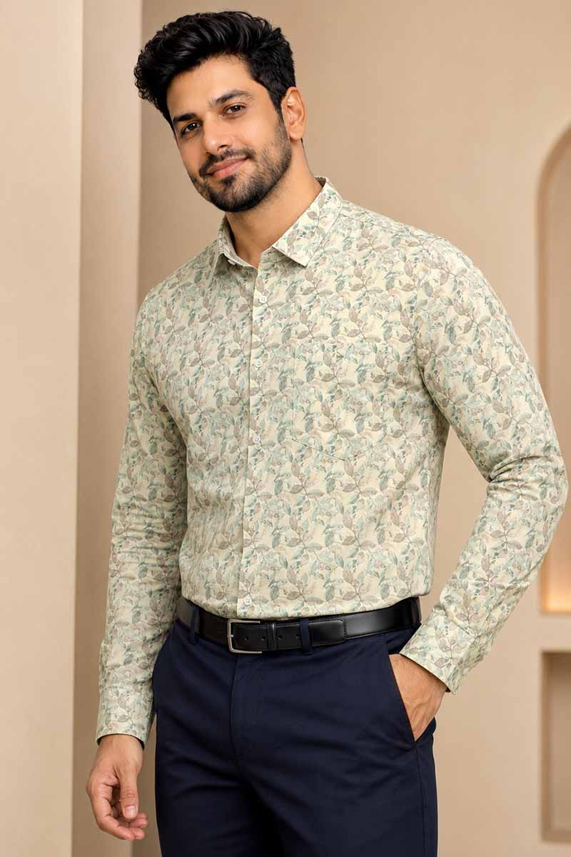 Cream Haven Shirt -Fawn-Pink