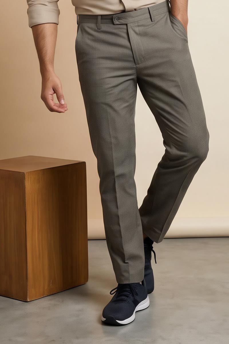 Elite Grey Office Trousers - D-Grey - 4