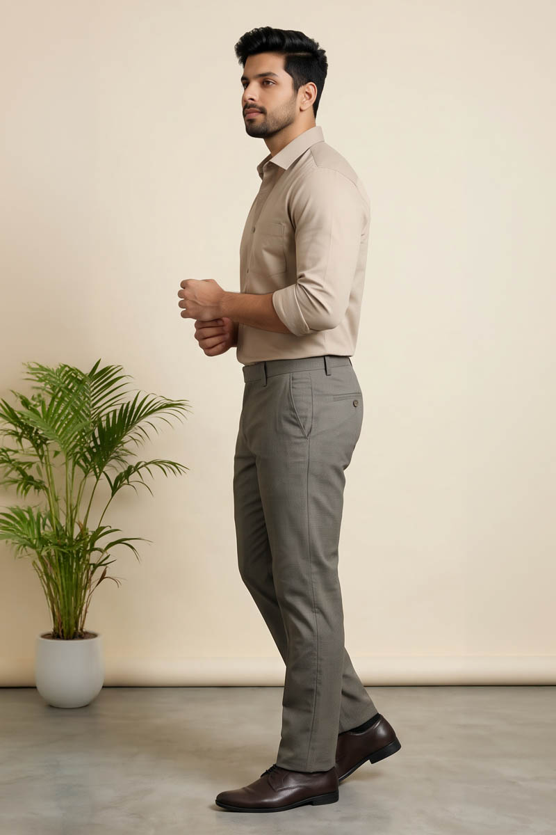 Elite Grey Office Trousers - D-Grey - 5
