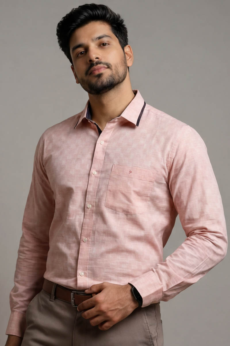 Sunrise Orange Plaid Shirt - L-Orange - 4
