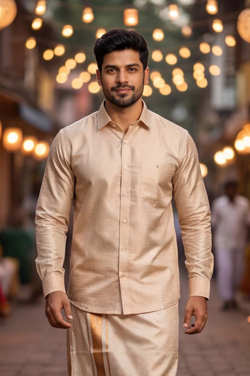 Ivory Gold Traditional Ensemble-Copper - 5