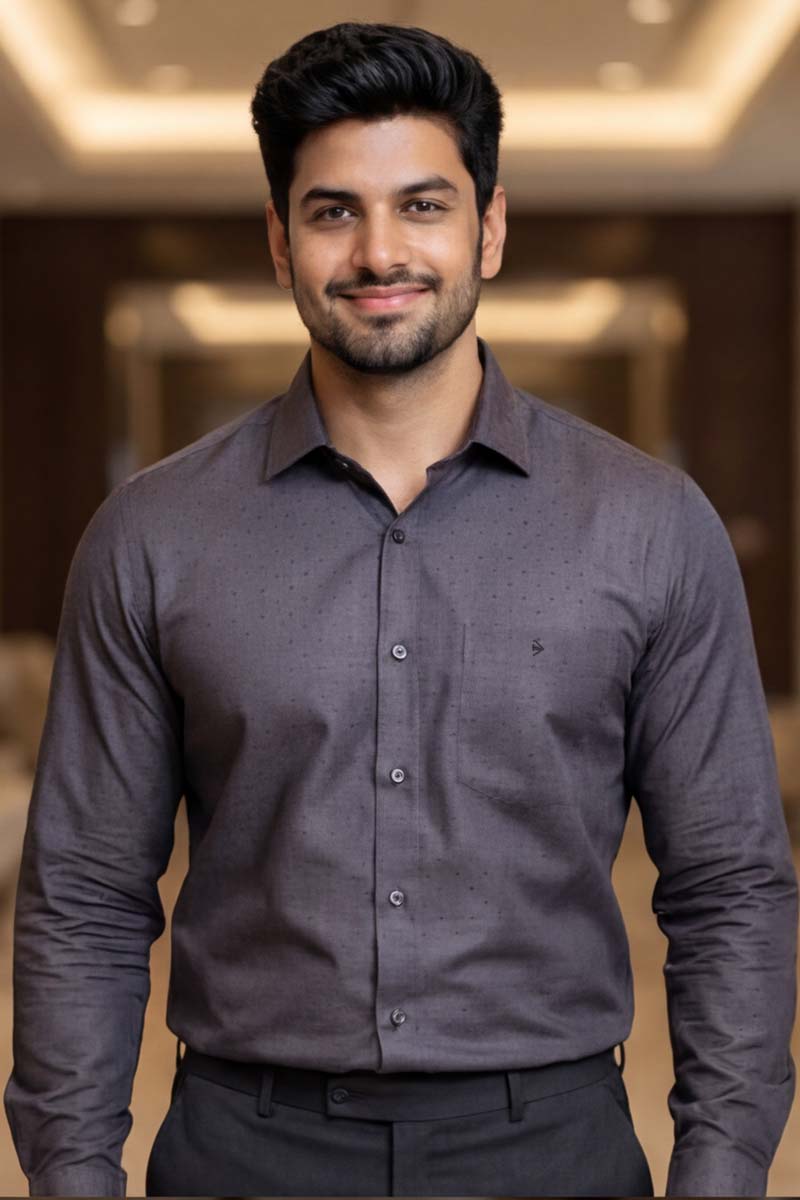 Long Sleeve Shirt (Grey) - 2