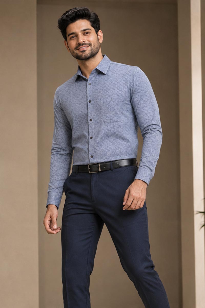 Elegant Blush Grey Shirt - Blusish Grey - 4