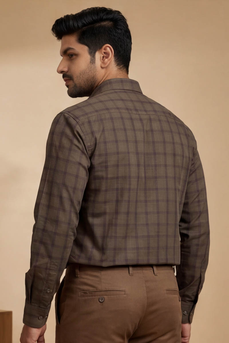 Urban Khaki Check Shirt - 6