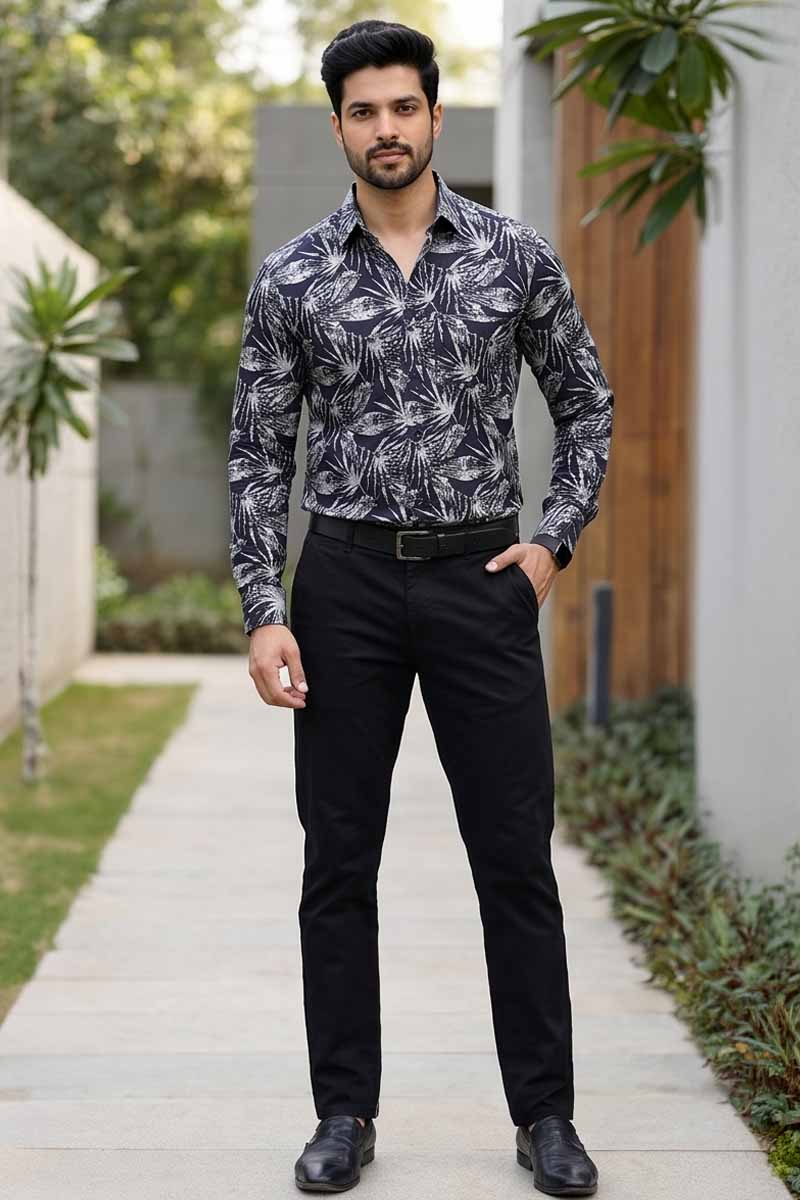 Eclipse Printed Shirt - Black