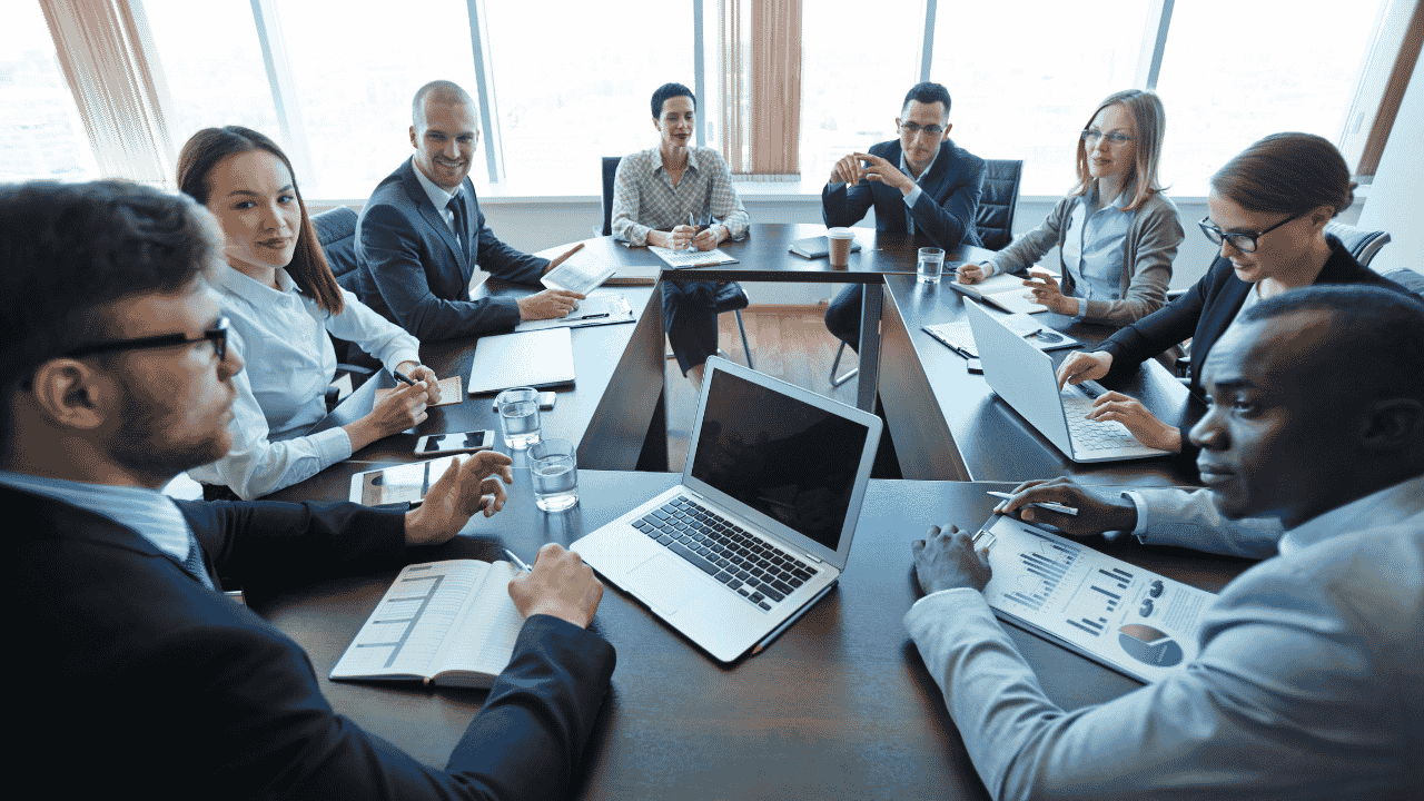Business team meeting