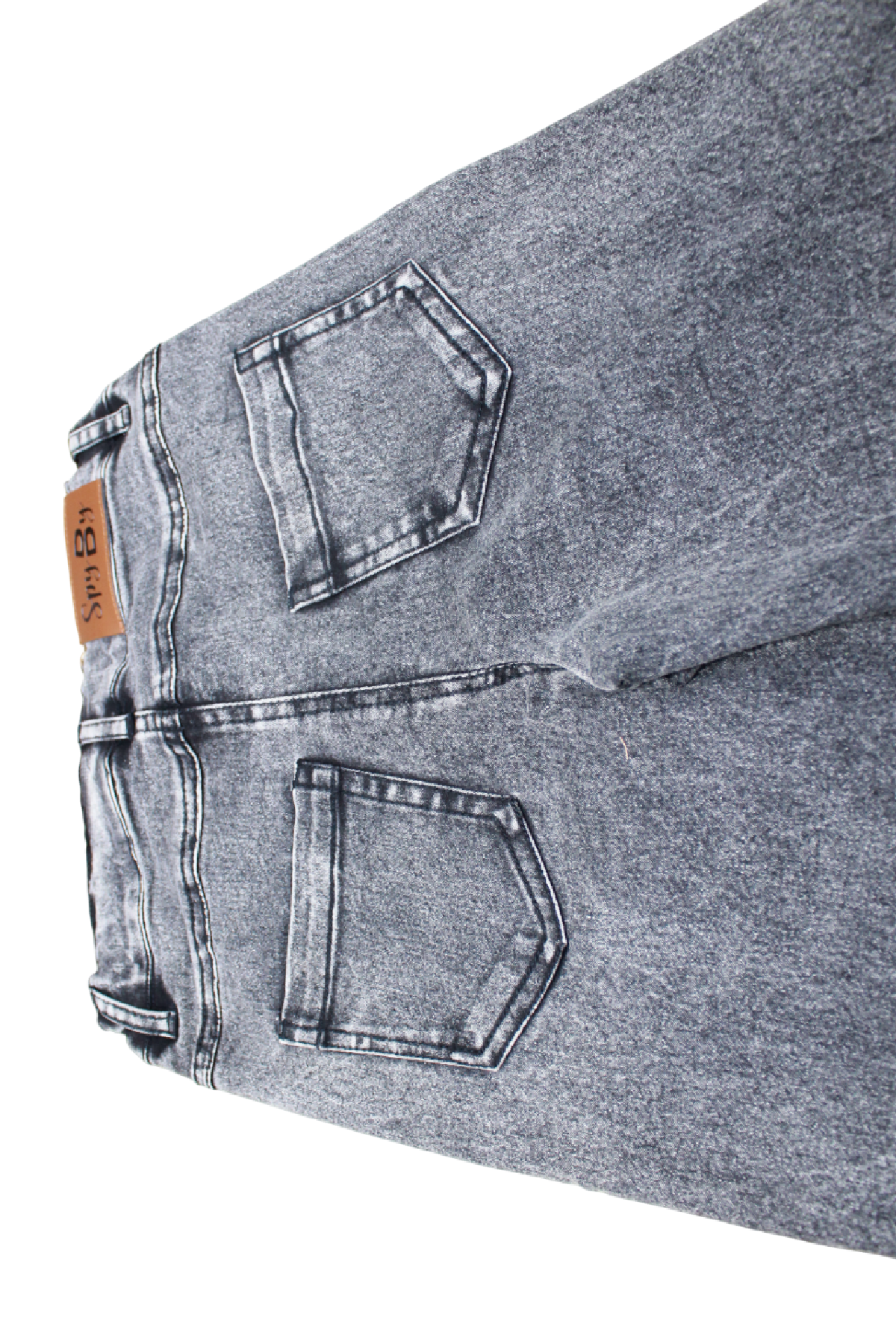 Spyby Girls Grey Color Jeans - 5