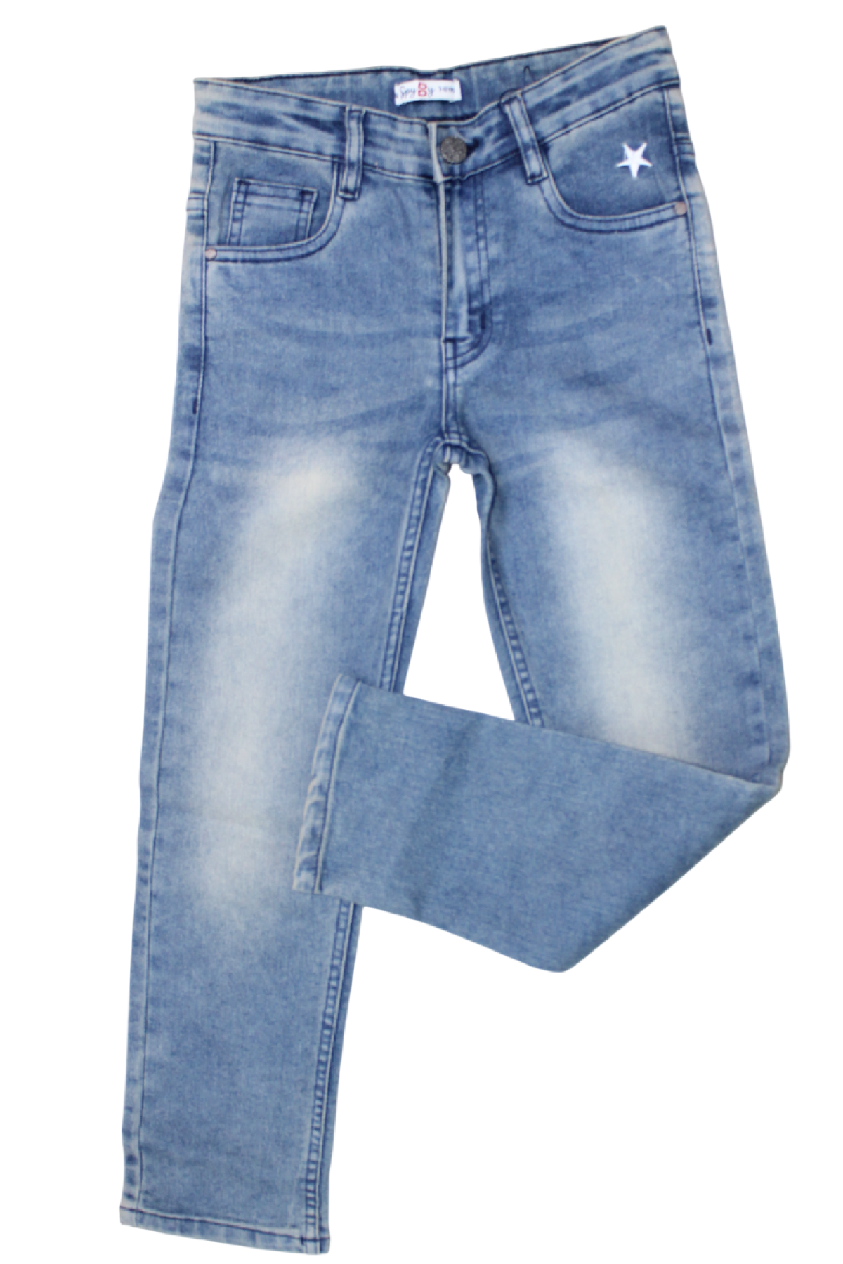Spyby Girls Blue Color Jeans - 2