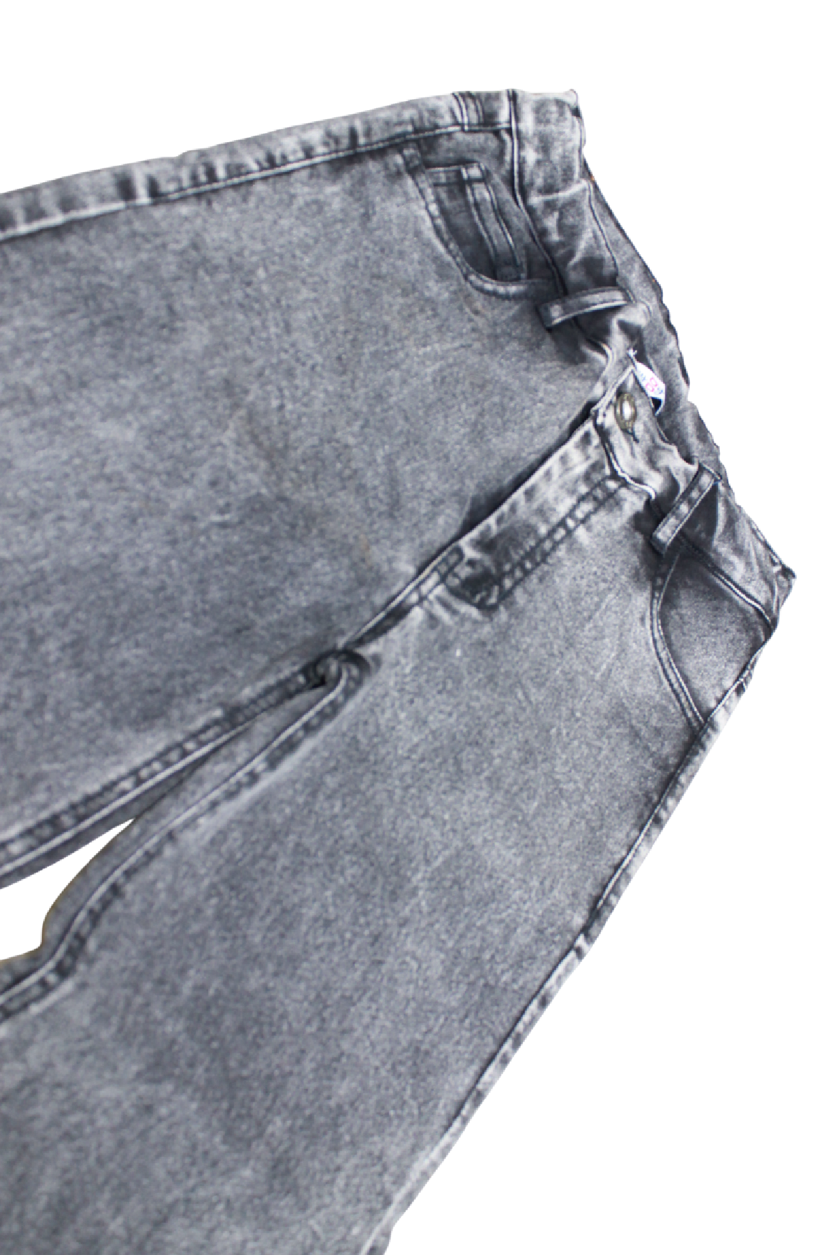 Spyby Girls Grey Color Jeans - 4