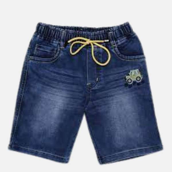 Spyby Boys Denim Blue Shorts 4 Pocket
