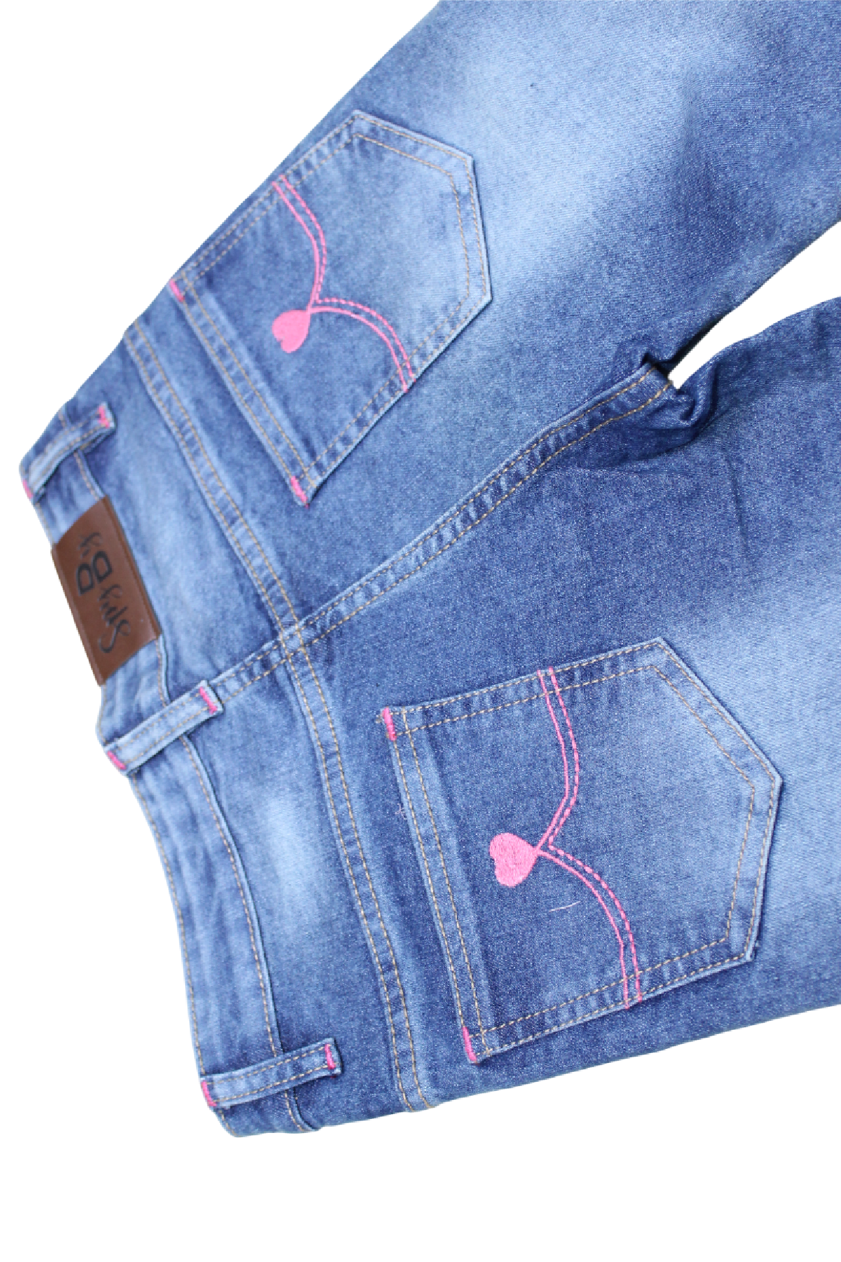 Spyby Girls Blue Color Jeans - 4