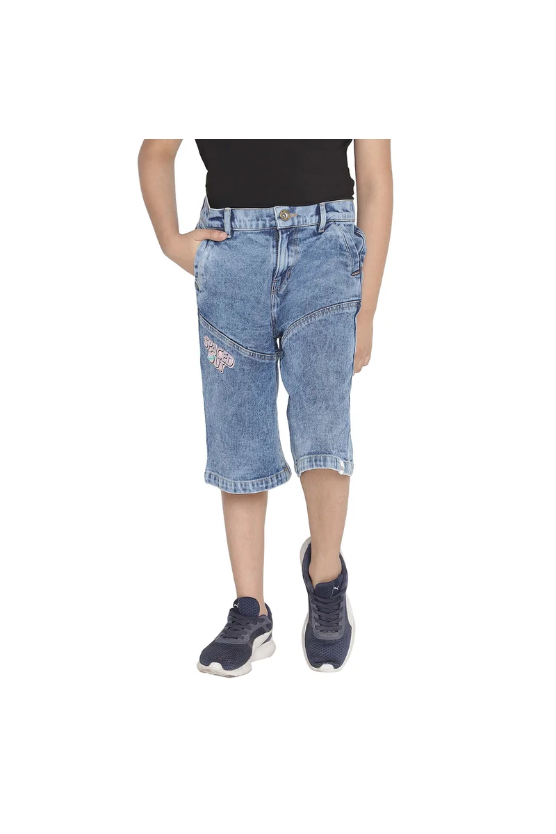 Spyby Boys Navy Blue Color Short