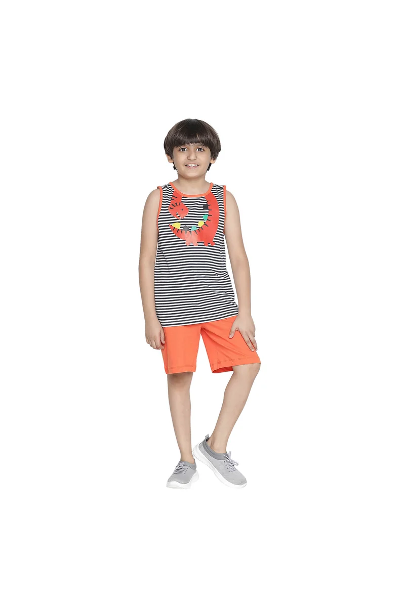 Spyby Boys Green Color Clothing Set - 4