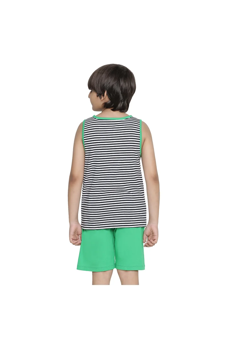 Spyby Boys Orange Color Clothing Set - 3