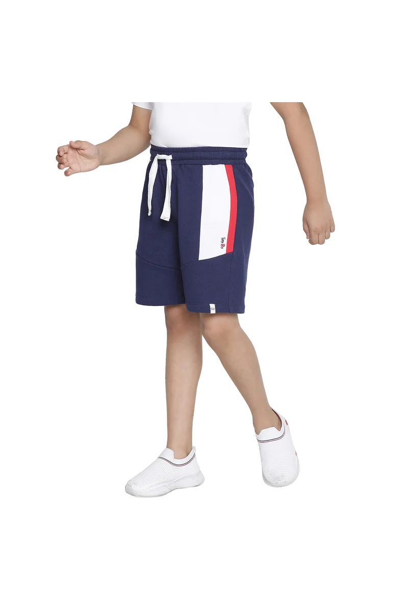 Spyby Boys Navy Blue Color Short - 2