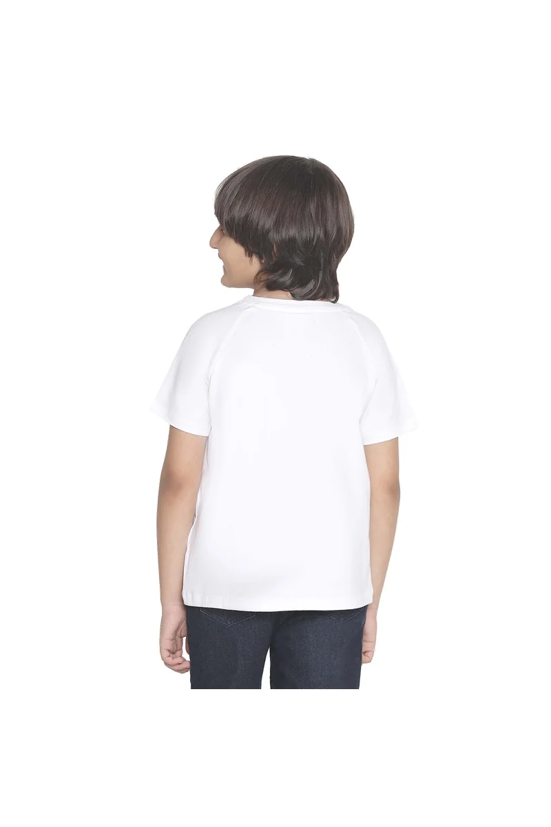 Spyby Boys White Color T-Shirt - 3