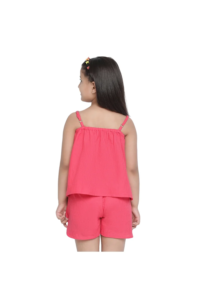 Spyby Girls Pink Color Clothing Set - 4