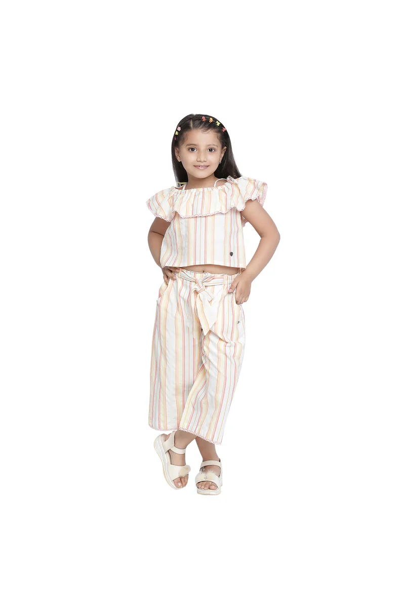 Spyby Girls Multicolor Clothing Set