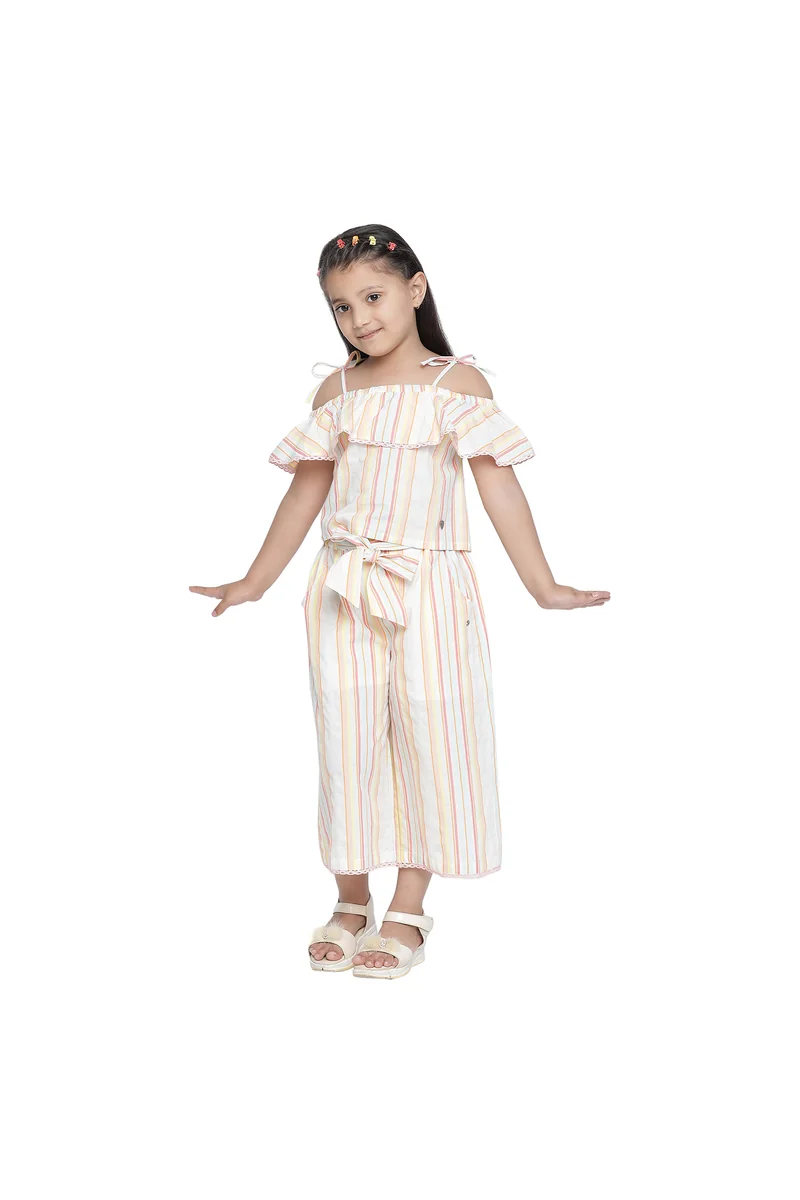 Spyby Girls Multicolor Clothing Set - 2