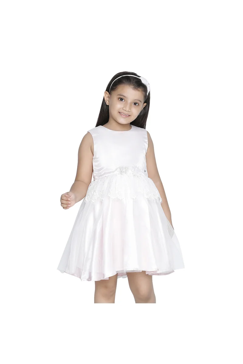 Spyby Girls Pink Color Dress