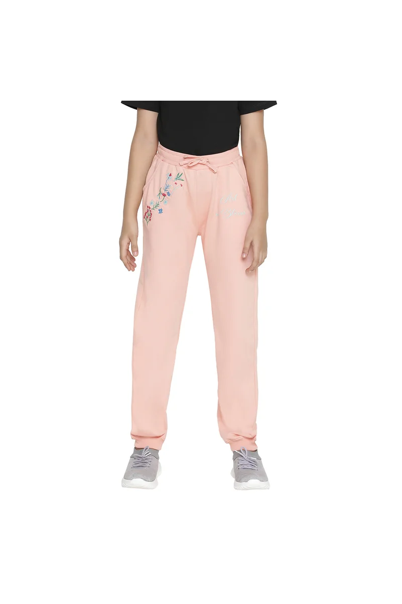 Spyby Girls Pink Color Jogger