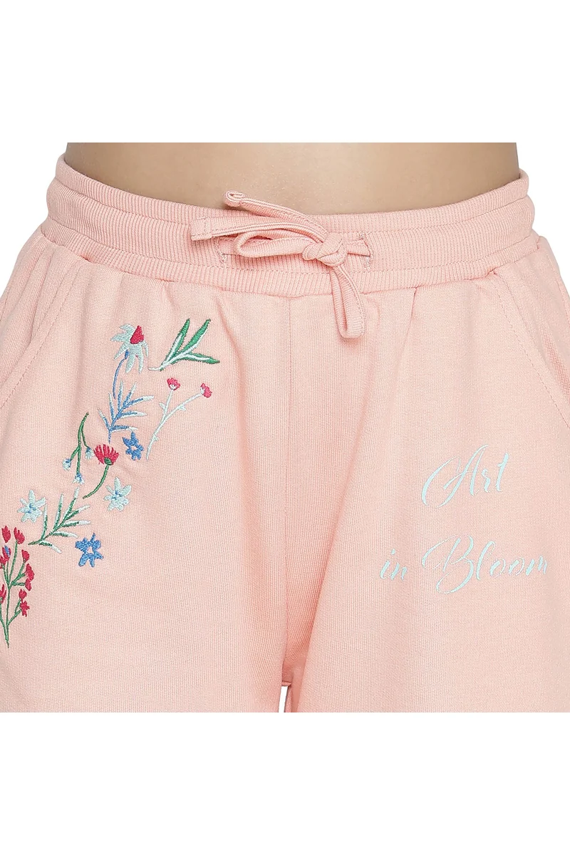 Spyby Girls Pink Color Jogger - 5