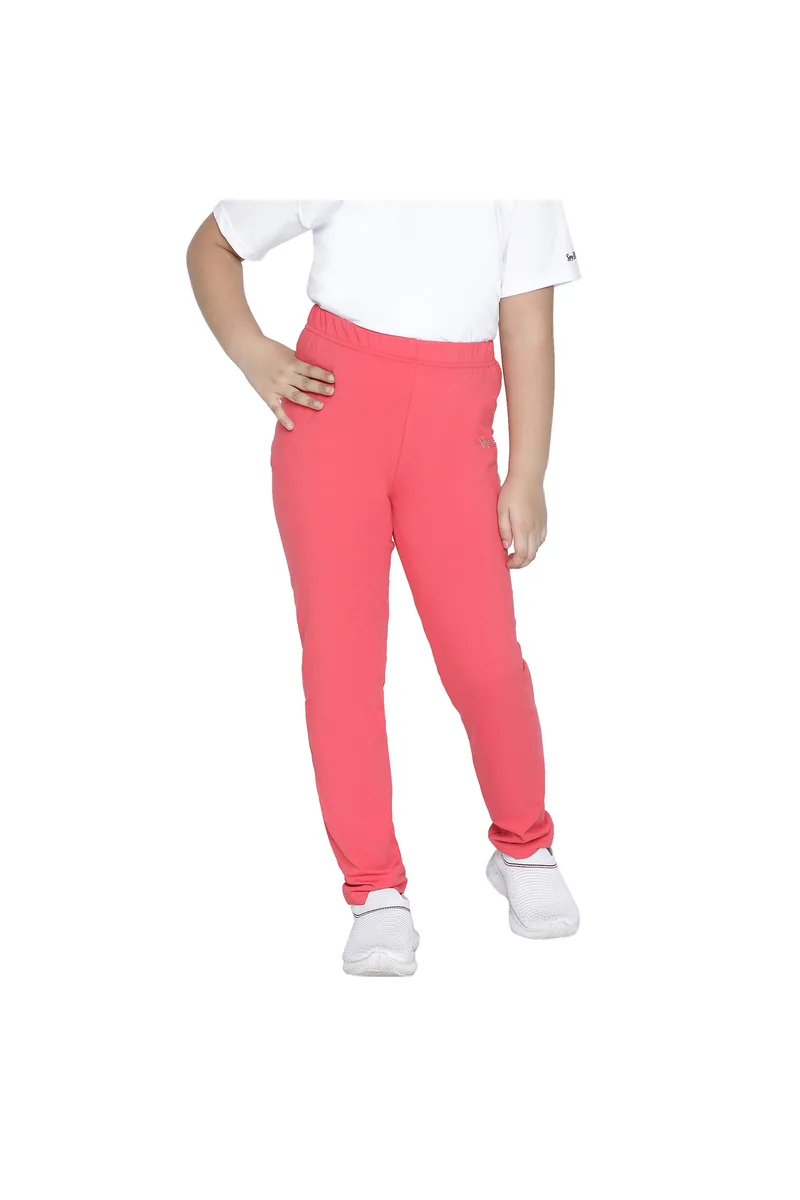 Spyby Girls Orange Color Legging