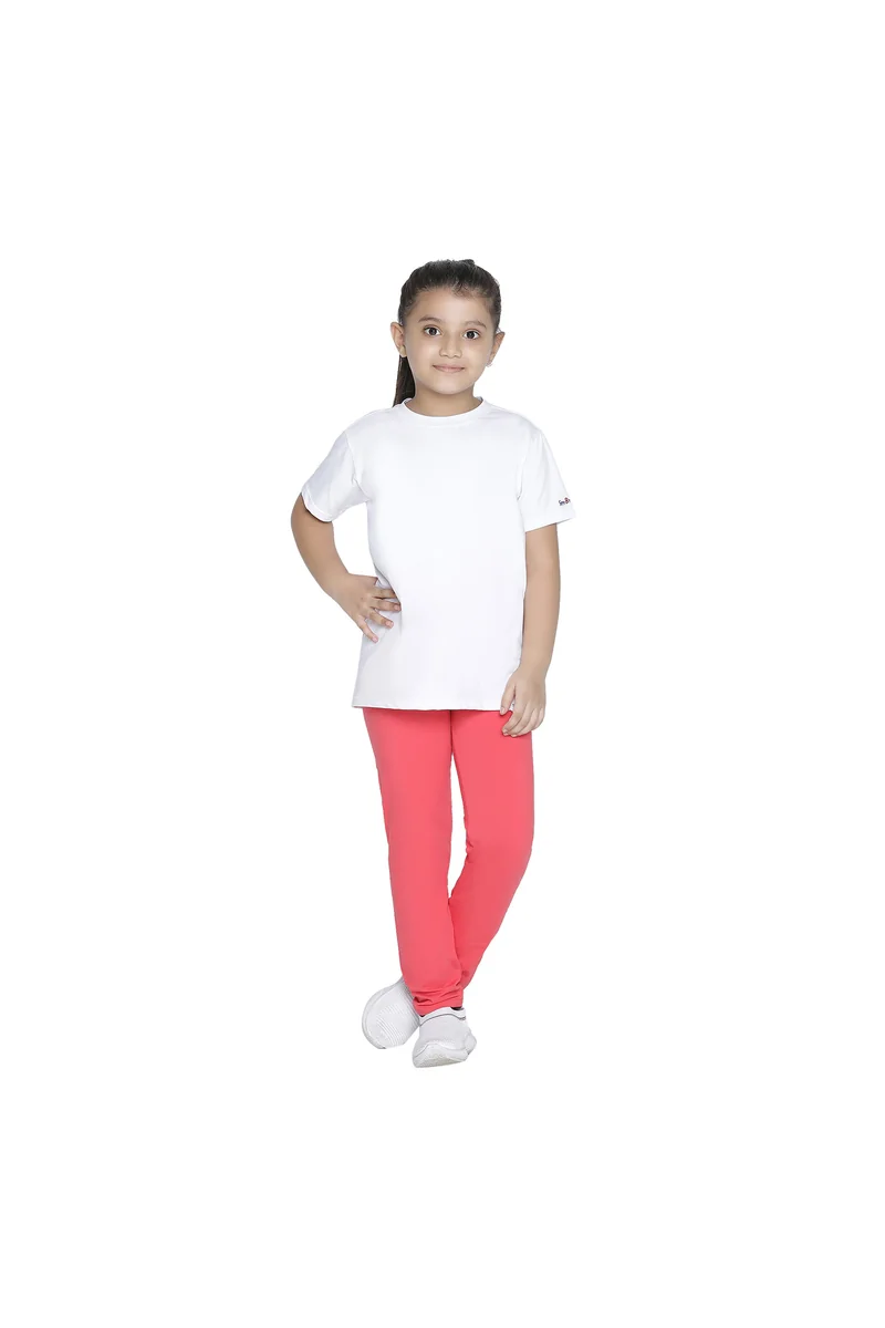 Spyby Girls Orange Color Legging - 5